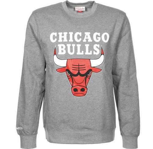 Купить Толстовка Mitchell and Ness Chicago Bulls | Chicago Bulls 020 (серая) в Москве или заказать доставку на Slamdunk.su